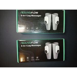 Women's RejuvaFlow 3-in-1 Leg Massager One Size Gray White